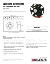 Reelcraft T-1116-08 Mode D'emploi