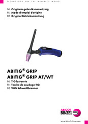 Abicor Binzel ABITIG GRIP WT Mode D'emploi D'origine