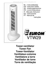 EUROM VTW29 Livre D'instructions