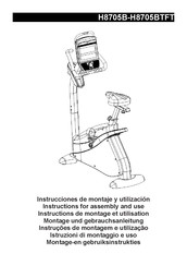 BH FITNESS H8705BTFT Instructions De Montage Et Utilisation