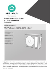 HEIWA HMES2-25P-V2 Guide D'installation Et D'utilisation