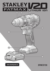 Stanley FATMAX SFMCD720 Traduction De La Notice D'instructions Originale