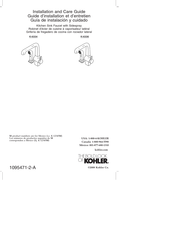 Kohler K-6336 Guide D'installation Et D'entretien