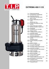T.I.P. EXTREMA 400/11 CX Mode D'emploi