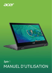 Acer Spin 1 SP111-33 Manuel D'utilisation