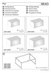 KEUCO Plan 32998 0004 Série Instructions D'installation