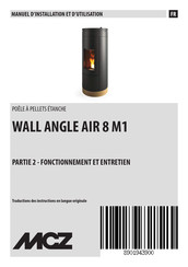 MCZ WALL ANGLE AIR 8 M1 Manuel D'installation Et D'utilisation