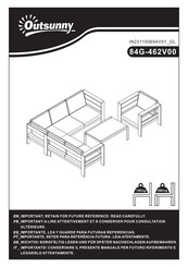 HOMCOM 84G-462V00 Instructions De Montage