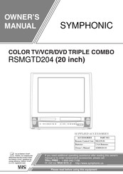 Symphonic RSMGTD204 Manuel De L'utilisateur