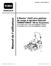 Toro 74415 Manuel De L'utilisateur