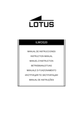 Lotus ILMOS20 Manuel D'instructions