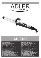 Adler europe AD 2102 Mode D'emploi
