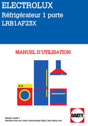 Electrolux LRB1AF23X Notice D'utilisation