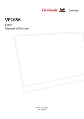 ViewSonic ColorPro VP1656 Manuel Utilisateur