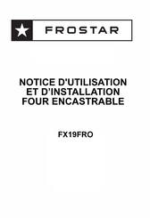 Frostar FX19FRO Notice D'utilisation