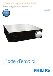 Philips AW2000/10 Mode D'emploi