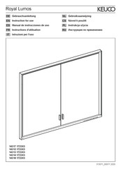 KEUCO Royal Lumos 14314172303 Instructions D'utilisation