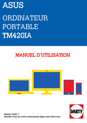 Asus TM420IA Manuel Électronique