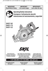 Skil SHD77-02 Consignes D'utilisation/De Sécurité