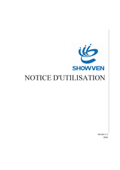 Showven Sparkular BT02 Notice D'utilisation