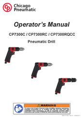 Chicago Pneumatic CP7300C Manuel De L'opérateur