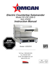 Omcan CE-CN-1506-S Manuel D'instructions