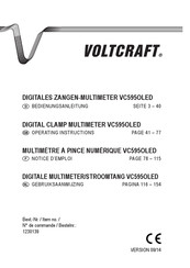 VOLTCRAFT VC595OLED Notice D'emploi