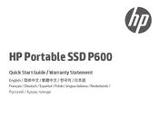 HP P600 Guide De Démarrage Rapide