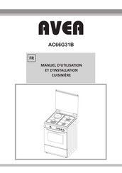 Avea AC66G31B Manuel D'utilisation Et D'installation