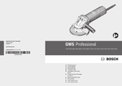 Bosch GWS Professional 750-115 Notice Originale