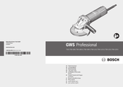 Bosch GWS Professional 750-125 S Notice Originale