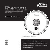 Kidde P4010ACLEDSCA-2 Guide De L'utilisateur
