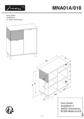 finori MNA01A/018 Instructions De Montage