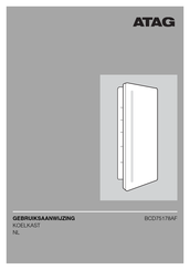 Atag BCD75178AF/A01 Notice D'utilisation