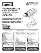 Ryobi PCL220 Manuel D'utilisation