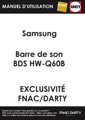 Samsung HW-Q60B Mode D'emploi