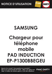 Samsung EP-P1300BBEGEU Manuel De L'utilisateur