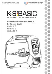 K&S BASIC KSB 40iE S Mode D'emploi