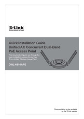 D-Link DWL-6610APE Guide D'installation Rapide