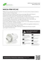 CP Electronics MWS3A-PRM-VFC-NC Guide D'installation