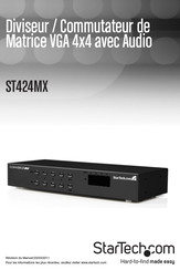 StarTech ST424MX Mode D'emploi