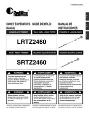RedMax SRTZ2460 Mode D'emploi