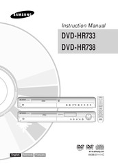 Samsung DVD-HR738 Manuel D'instructions