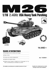 Taigen Tanks M26 Manuel D'instructions
