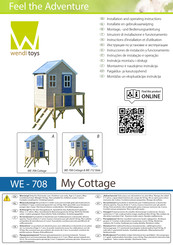 wendi toys My Cottage WE-708 Instructions D'installation Et D'utilisation