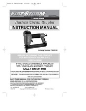 Black & Decker FIRESTORM FSNS100 Manuel D'instructions
