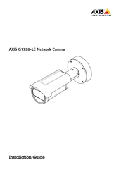 Axis 01702-001 Guide D'installation