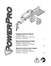 PowerPro PP25THO-1 Traduction Du Manuel D'instruction D'origine