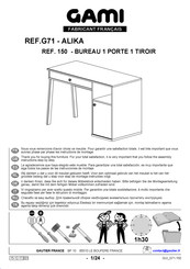 Gami ALIKA G71 150 Instructions De Montage