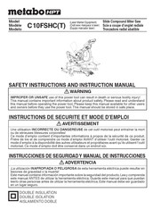 Metabo C10FSHCT Instructions De Sécurité Et Mode D'emploi